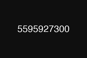 5595927300