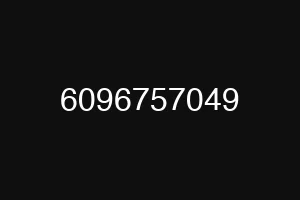 6096757049