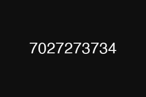 7027273734