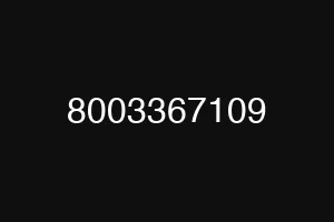 8003367109