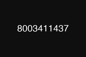 8003411437